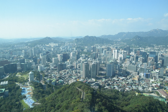 Seoul viewed from Namsam Tower